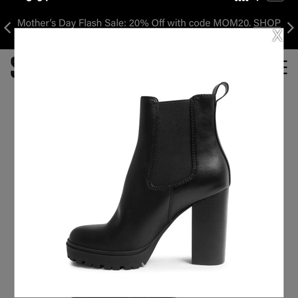 Steve Madden black heeled booties - Picture 3 of 7